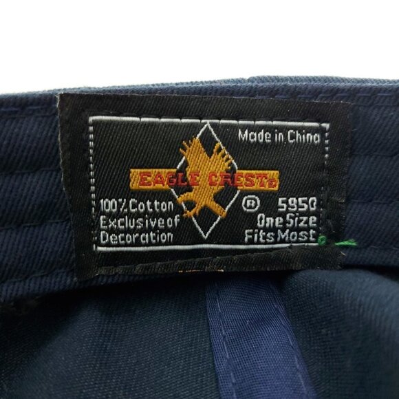 U.S. Air Force We Own the Skies Military Eagle Crest Embroidered Strapback Hat - Picture 3 of 9